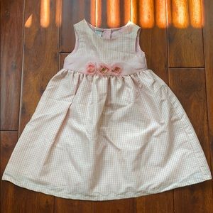 Pink gingham dress